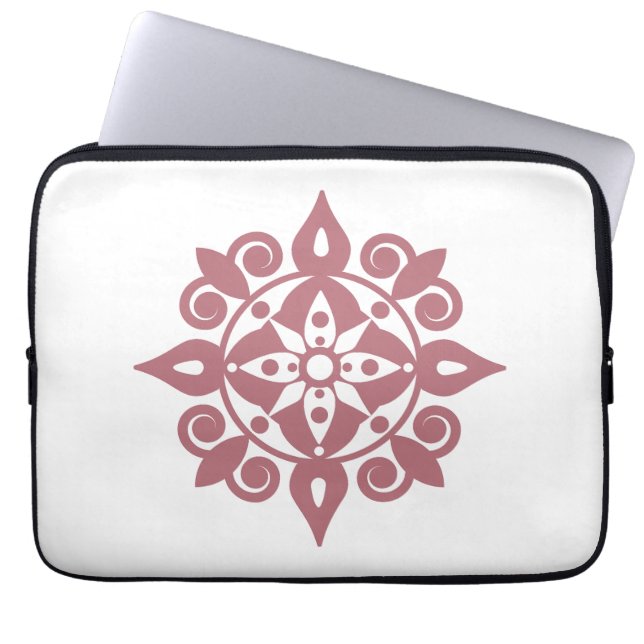 Mind färsk Mandala Design Laptop Fodral (Framsidan)