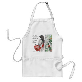 Mind Flayer Livsmedel Shopping Fantasy Art Apron Förkläde