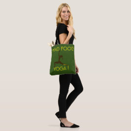 "Mind Food" Yoga Tote Bag Tygkasse