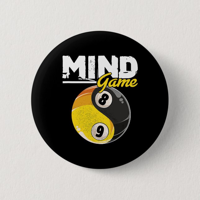 Mind Game Billiards Snooker Cue Stick Bassäng Bill Knapp (Framsida)