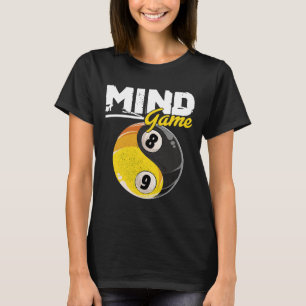 Mind Game Billiards Snooker Cue Stick Bassäng Bill T Shirt
