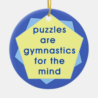 Mind Gymnastics Julgransprydnad Keramik