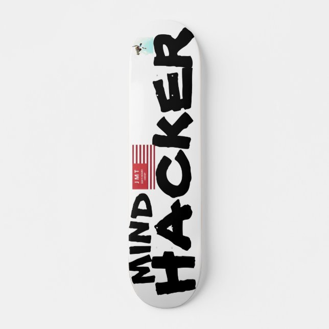MIND HACKER JMT-Skateboard Mini Skateboard Bräda 18,5 Cm (Framsida)
