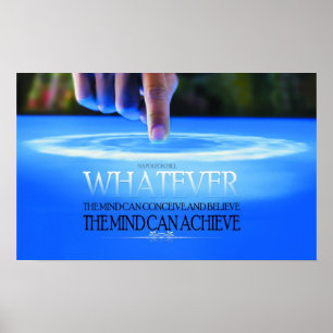 Mind kan tänka ut den Motivational affischen Poster