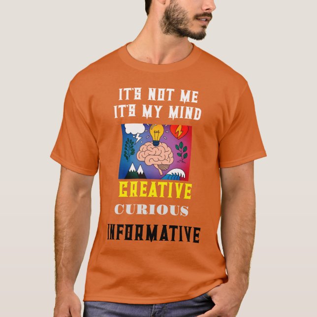 Mind Manar Basic T-Shirt med motiveringscitat (Framsida)