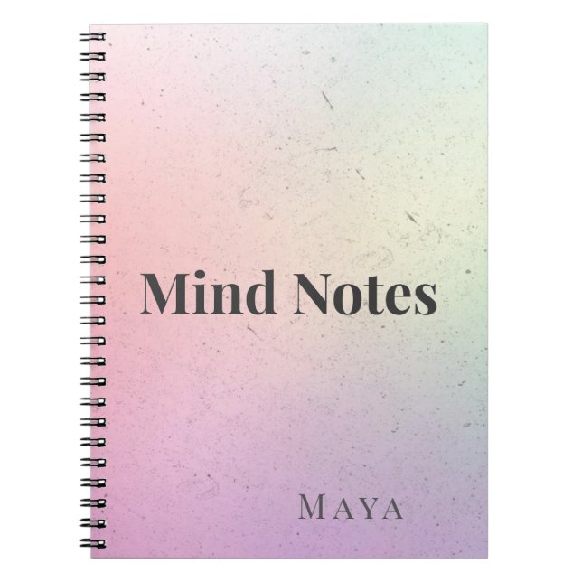 Mind Notes Minimal anteckningsbok (Framsidan)
