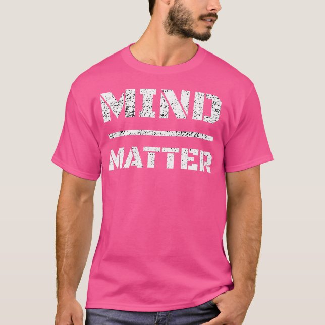 Mind Over Matter Army Bootcamp For Basic Training T Shirt (Framsida)