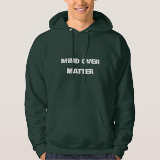 Mind Over Matter Typografi Grön herr hoodie