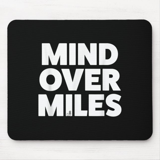Mind over Miles - Motivational, underbart Running Musmatta (Framsidan)