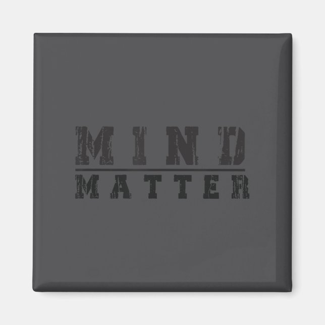 Mind Over Motivational Stoic Philosophy Insrationa Magnet (Framsidan)