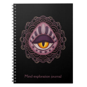 Mind-prospektering journal - Konstig Spooky Öga Anteckningsbok