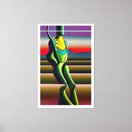 Mind Rickets - Ken Gage Surrealist Art Canvastryck