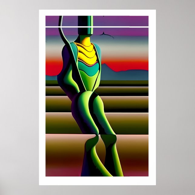 Mind Rickets - Ken Gage Surrealist Art Poster (Framsidan)