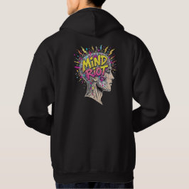 Mind Riot Hoodie - Abstrakt Chaos, Kreativ Energy