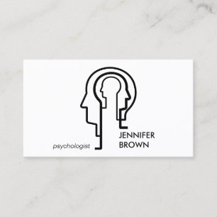 Mind Science Human Head Visitkort