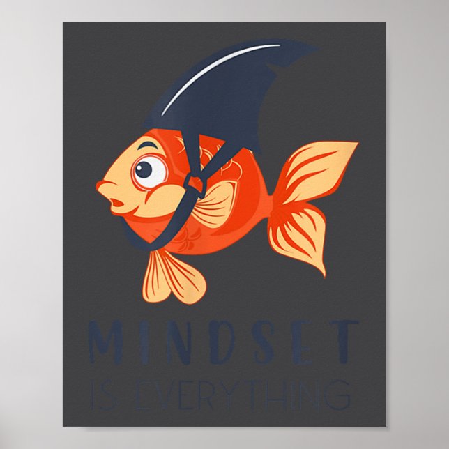 Mind Set Is Everything Insration Funny  Poster (Framsidan)