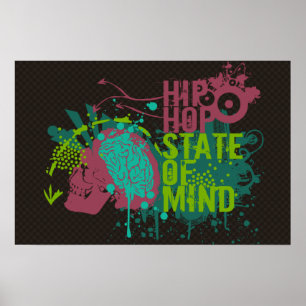 Mind-staten hip hop poster
