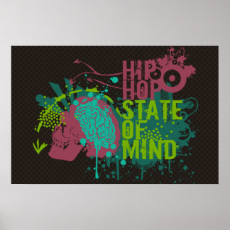 Mind-staten hip hop poster