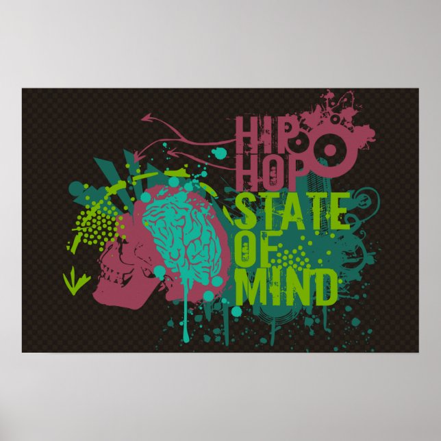 Mind-staten hip hop poster (Framsidan)