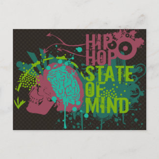 Mind-staten hip hop vykort
