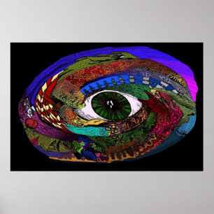 Mind Warp Galaxy Poster