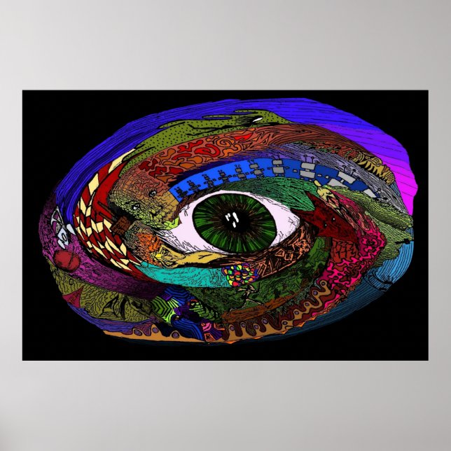 Mind Warp Galaxy Poster (Framsidan)