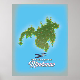 Mindanao Karta Poster