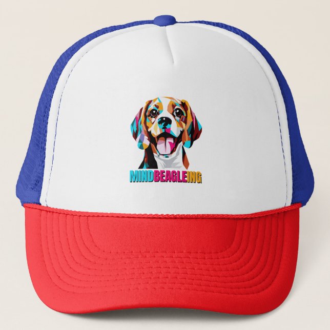 Mindbeagleing Beagle Hund Keps (Framsida)