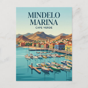 Mindelo Marina Kap Verde Vykort