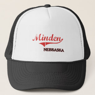 Minden Nebraska stadsklassiker Truckerkeps