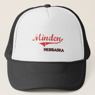 Minden Nebraska stadsklassiker Truckerkeps