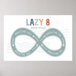 Minderbörlig Lazy 8 Breathing Poster