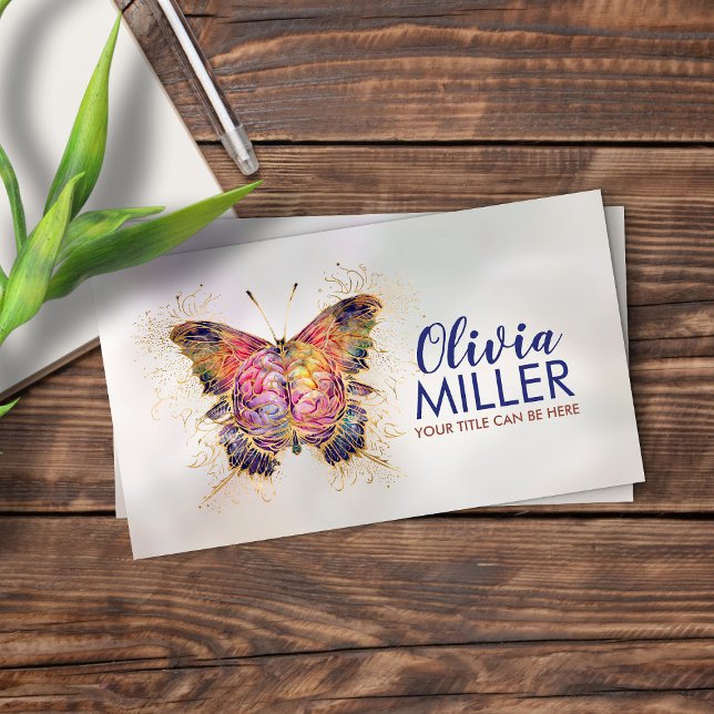 Minderbörlig Vingar - Butterfly Brain Visitkort (Skapare uppladdad)