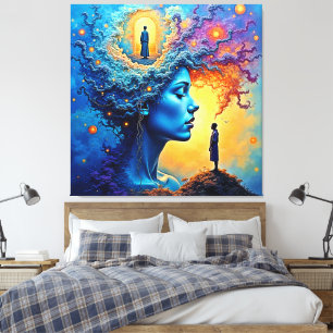 Minderfull Cosmic Journey Canvastryck