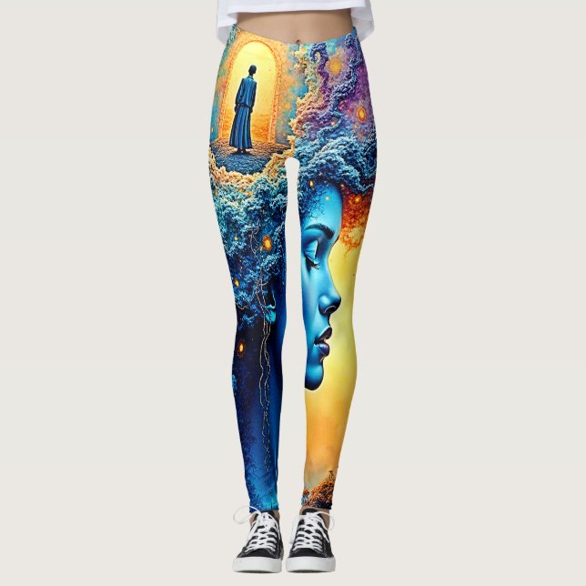 Minderfull Cosmic Journey Leggings (Framsida)