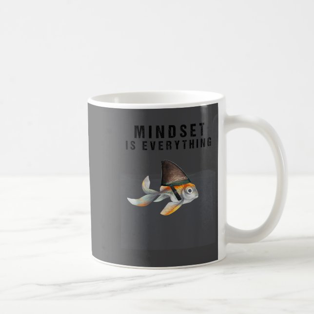 Mindest Is Everything - Motivational Quote Insrati Kaffemugg (Höger)