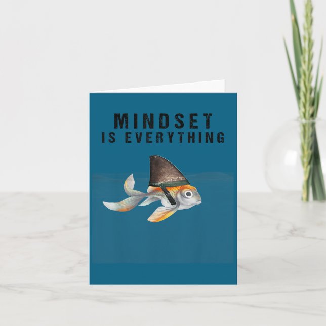 Mindest Is Everything - Motivational Quote Insrati Kort (Framsida)