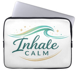 Mindful Breathing Relaxation Design Laptop Fodral