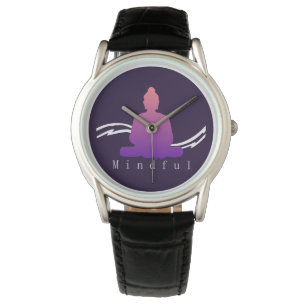 "Mindful" härliga Buddha. Armbandsur
