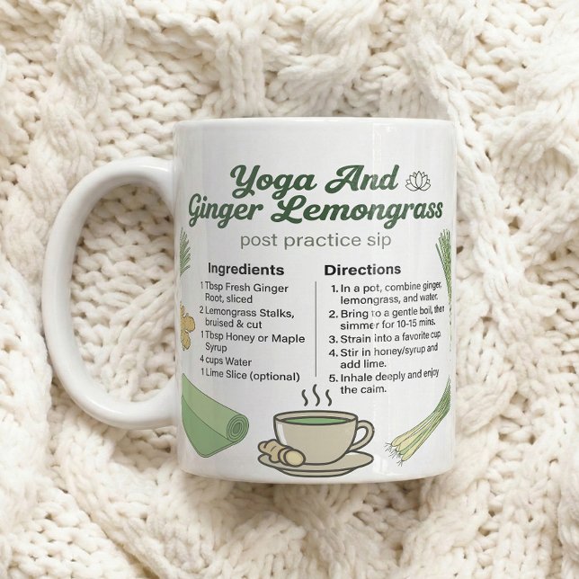 Mindful Ingefära Citrongräs Te Ritual Kaffemugg (Skapare uppladdad)