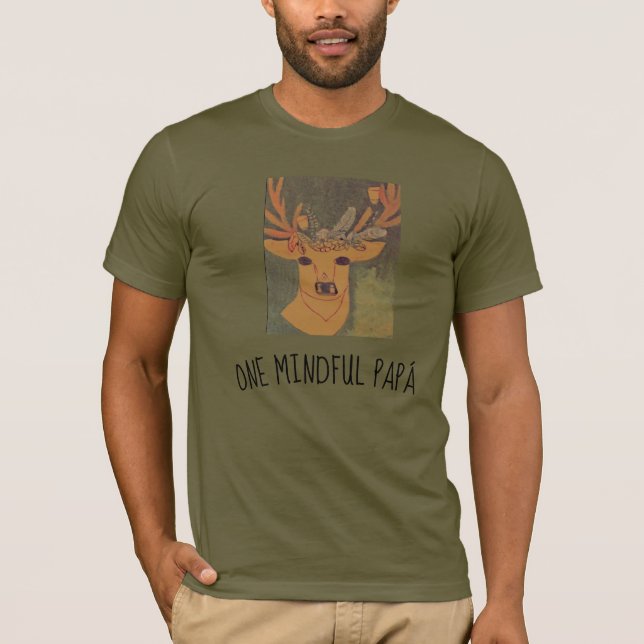 MINDFUL PAPÁ BUCK TEE (Framsida)