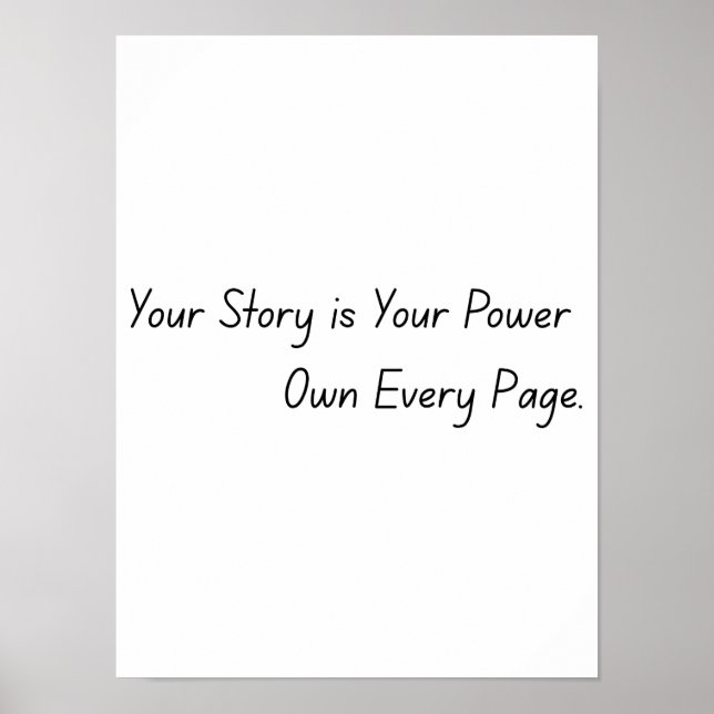 Mindful Productivity Process Quote Modern Poster (Framsidan)