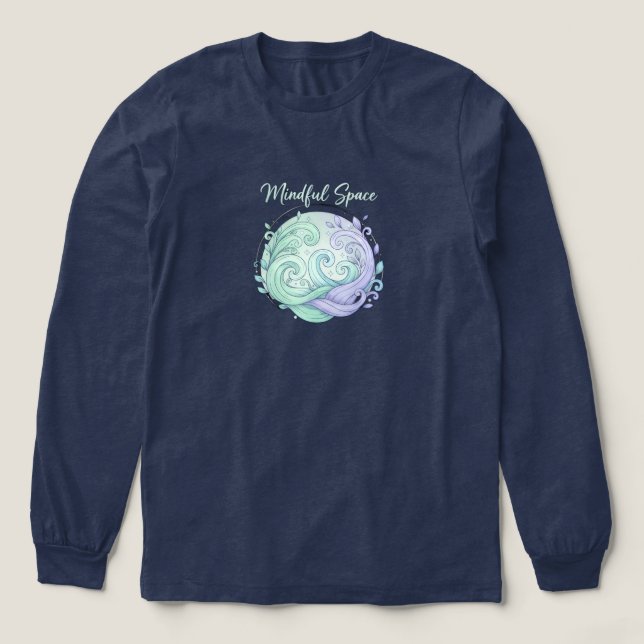 Mindful Space - Pastel Serenity Design T Shirt (Design framsida)