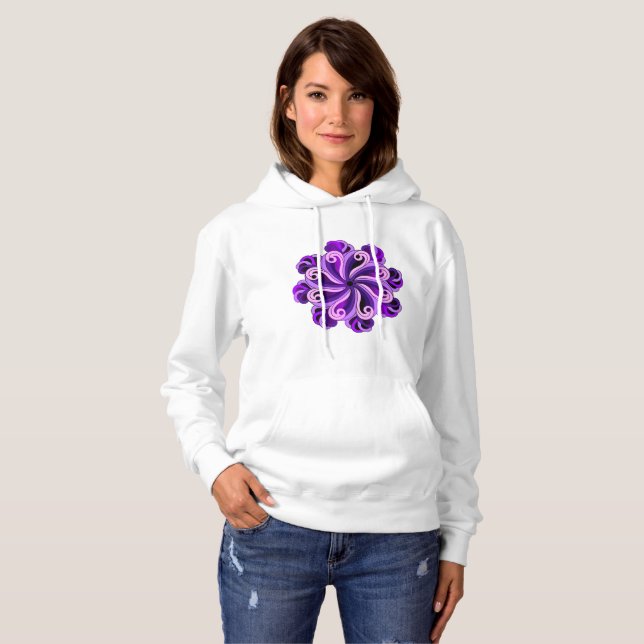Mindfulhet Mandala Design-kvinnor T Shirt (Hel framsida)