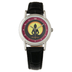 Mindfulhet & Meditation Design Se Buddha /munk Armbandsur