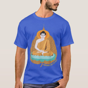 Mindfulness Buddha Andlig Yoga Loving Kindness T Shirt