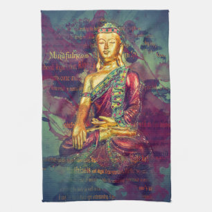 Mindfulness Buddha Kökshandduk