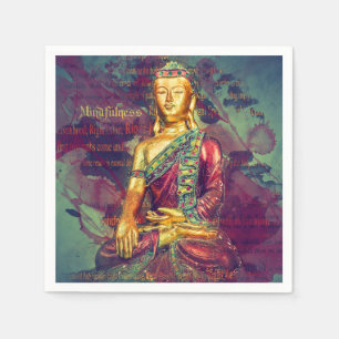 Mindfulness Buddha Pappersservett