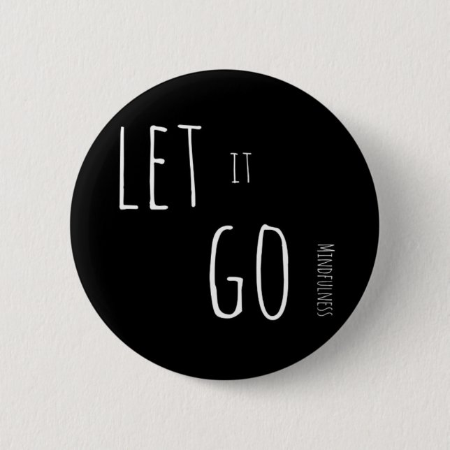 Mindfulness Gift LET IT GO Knapp (Framsida)