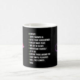 Mindfulness Gift Mugg-uttryck för varje brev Kaffemugg